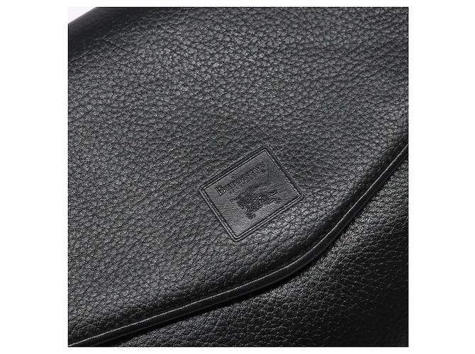 Burberry Flap Shoulder Leather Nero - vista 6