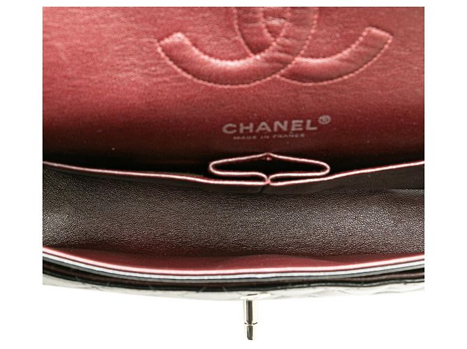 CHANEL Matelassé 25 Borsa a Spalla Doppia Nero - vista 4