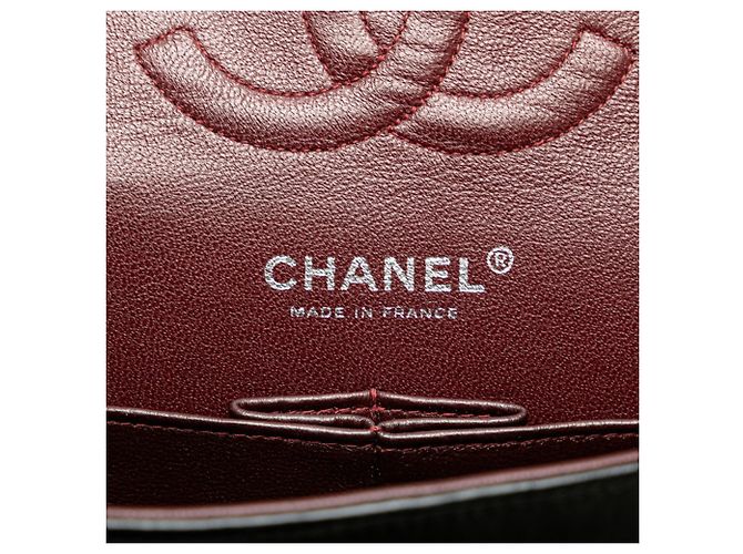 CHANEL Matelassé 25 Borsa a Spalla Doppia Nero - vista 5