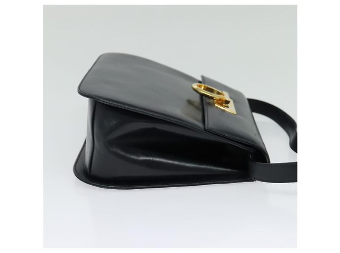 Borsa a Spalla Gancini in Pelle Salvatore Ferragamo Blu navy - vista 4