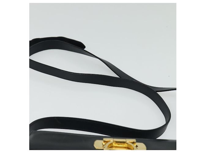 Borsa a Spalla Gancini in Pelle Salvatore Ferragamo Blu navy - vista 7