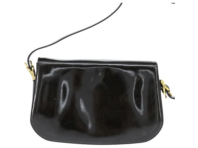 Céline Clutch in pelle Vintage Carriage di Celine Nero - vista 2