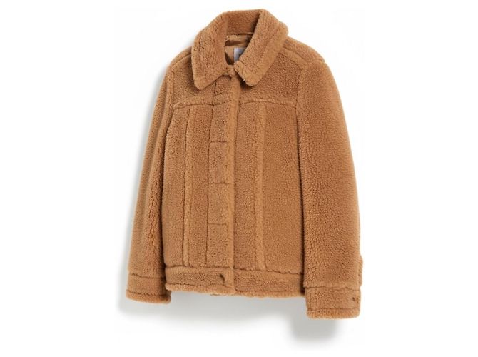 Max Mara Teddino Jacke Wolle Camel Kamel - Ansicht 2
