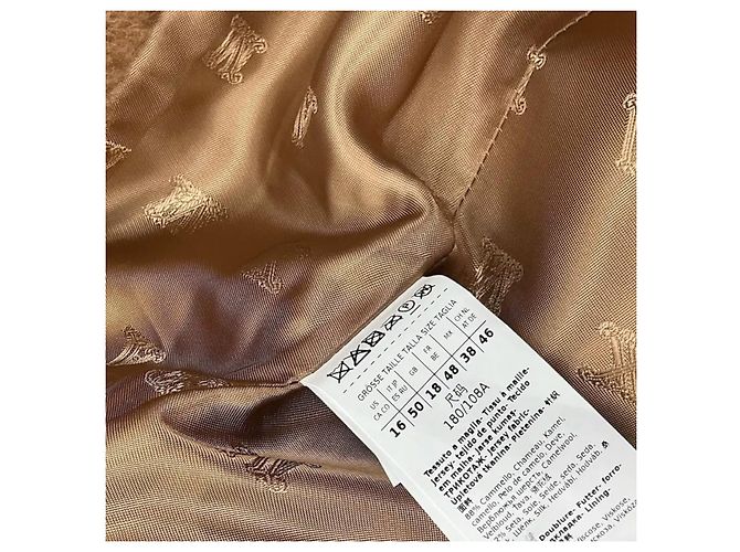 Max Mara Teddino Jacke Wolle Camel Kamel - Ansicht 4
