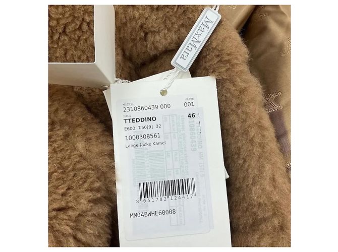 Max Mara Teddino Jacke Wolle Camel Kamel - Ansicht 5