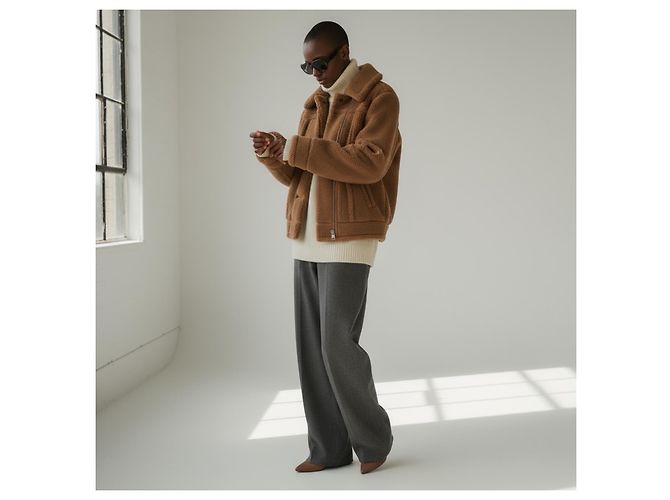 Max Mara Teddino Jacke Wolle Camel Kamel - Ansicht 9