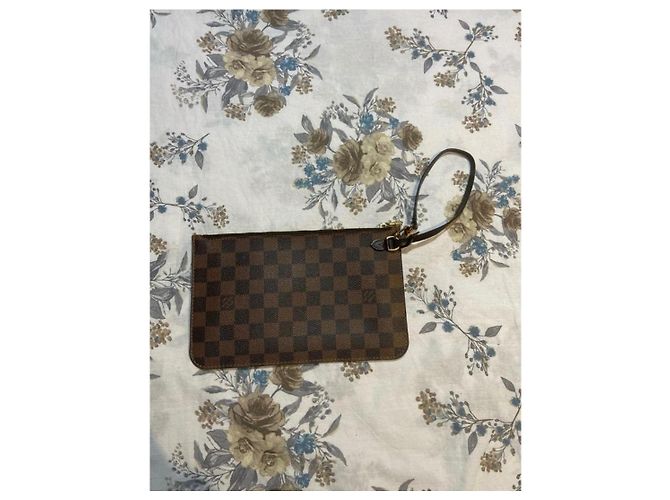 Pochette Louis Vuitton Damier Marrone Chiaro e Scuro Marrone scuro - vista 2