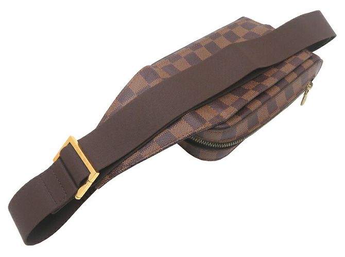 Borsa a tracolla da uomo Geronimos di Louis Vuitton Marrone Damier ebene - vista 4