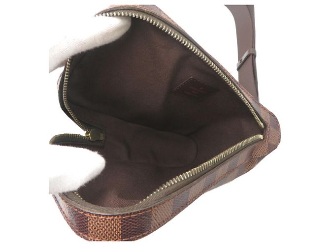 Borsa a tracolla da uomo Geronimos di Louis Vuitton Marrone Damier ebene - vista 6