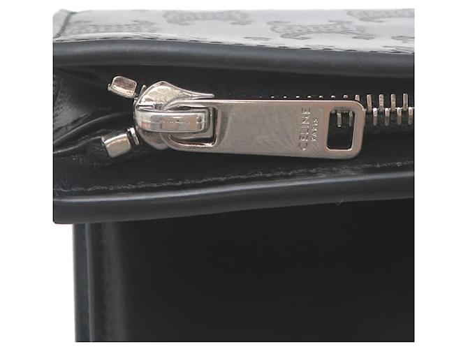 Céline Celine Triomphe Compact Wallet Black - view 10