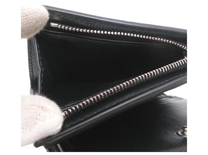 Céline Celine Triomphe Compact Wallet Black - view 7