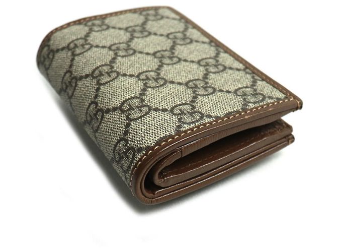 Billetera bi-fold Gucci Horsebit 1955 Beige - vista 2