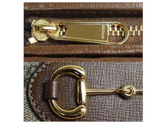 Billetera bi-fold Gucci Horsebit 1955 Beige - vista 7