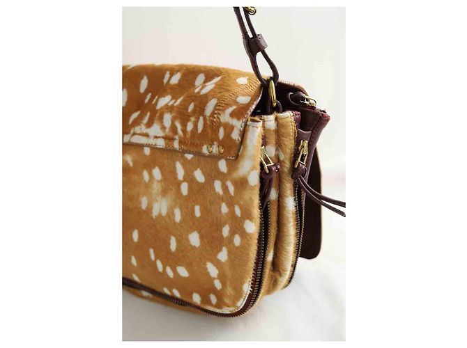 Jerome Dreyfuss Borsa a tracolla in pelle marrone - vista 2