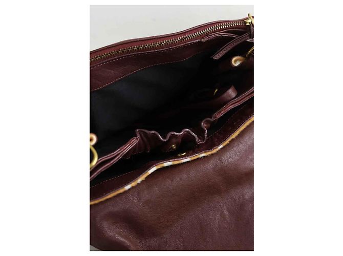 Jerome Dreyfuss Borsa a tracolla in pelle marrone - vista 5