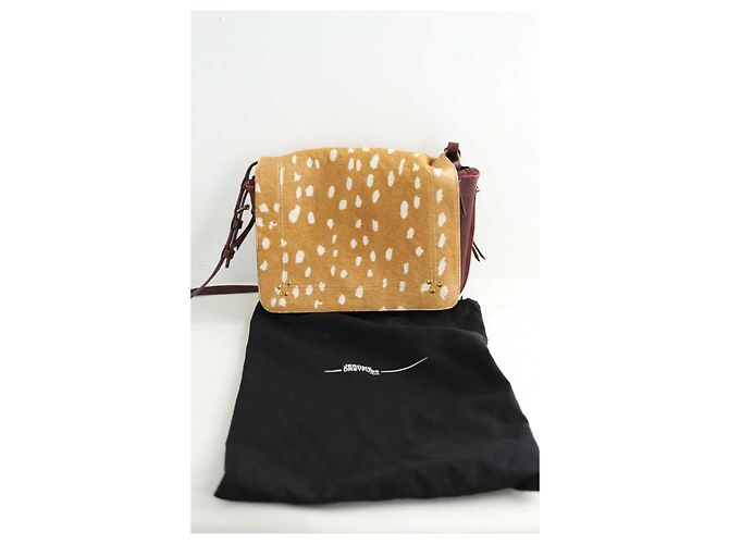 Jerome Dreyfuss Borsa a tracolla in pelle marrone - vista 6
