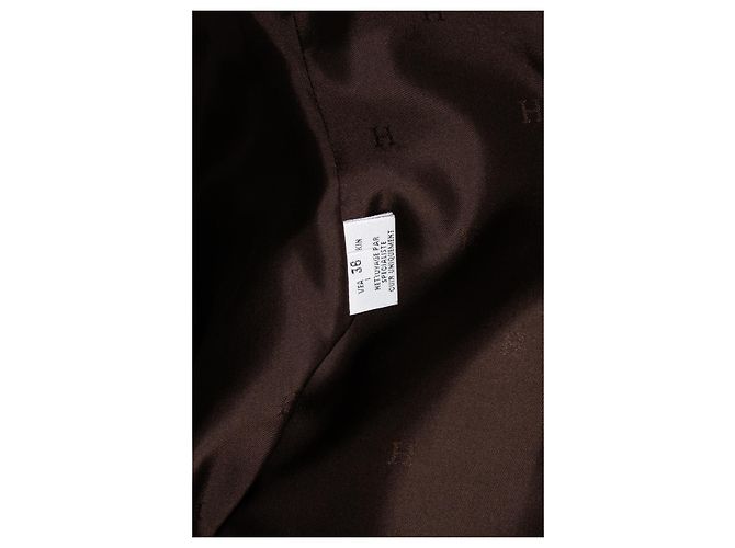 Hermès, braune Lederbikerjacke - Ansicht 5