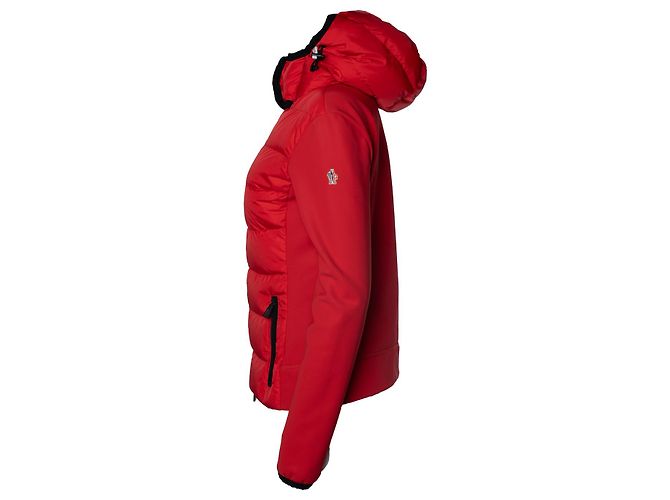 Moncler, Grenoble Vonne Daunenjacke in Rot - Ansicht 4