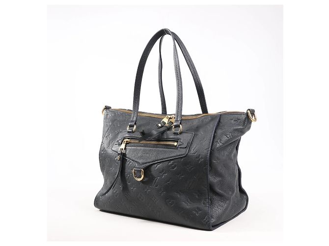 Louis Vuitton Monogram Empreinte Lumineuse PM Schultertasche in Marineblau M93410 - Ansicht 2