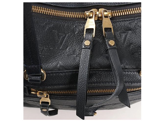 Louis Vuitton Monogram Empreinte Lumineuse PM Schultertasche in Marineblau M93410 - Ansicht 6