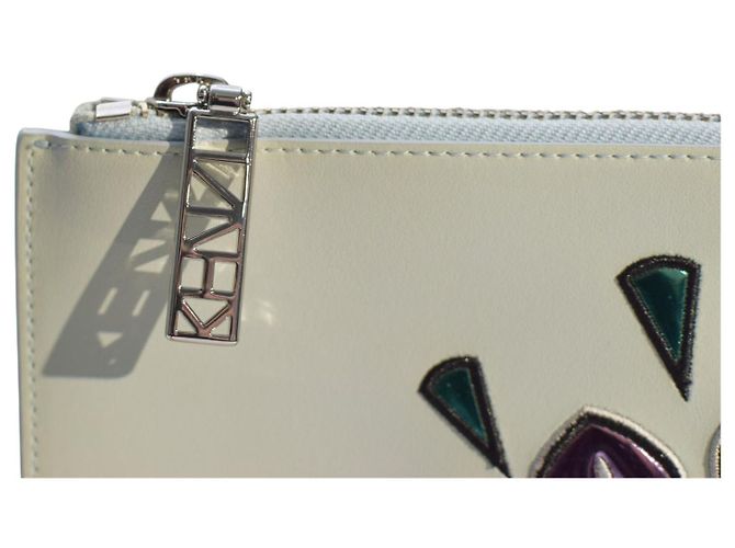 Borsa Kenzo A4 Pouch EYE CLUTCH Donna Verde Menta 99A Borsa Clutch 515 $ RSP Blu - vista 3
