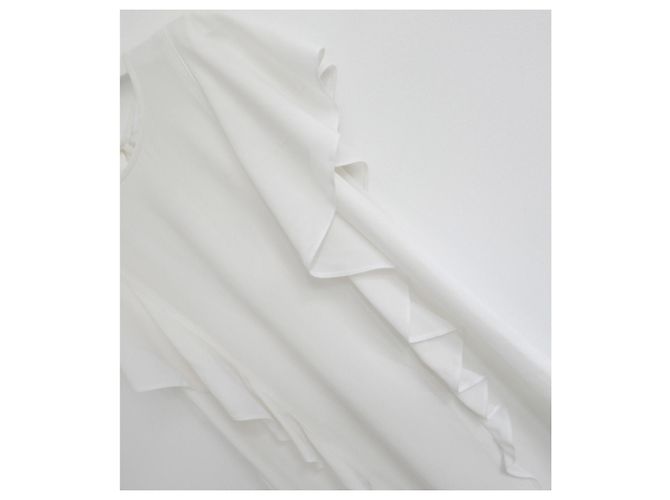 Hugo Boss Blusa in crema con frange Boss Crudo - vista 2