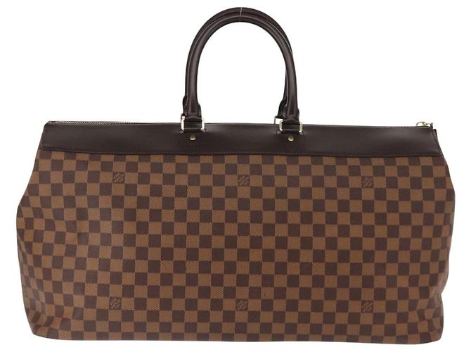 Borsa da viaggio Louis Vuitton Greenwich Damier GM Marrone - vista 2