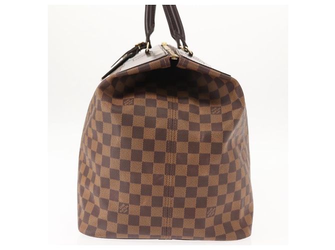 Borsa da viaggio Louis Vuitton Greenwich Damier GM Marrone - vista 3
