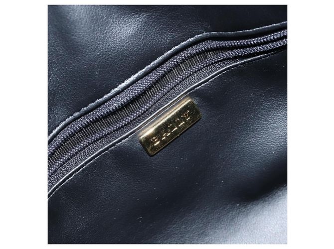 Vintage Handtasche Bally aus gestepptem Leder Schwarz - Ansicht 6