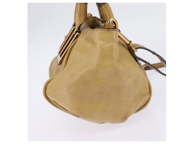 Chloé Borsa a mano in pelle Chloe Ethel Beige - vista 3