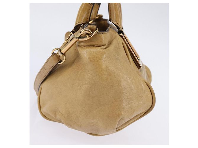 Chloé Borsa a mano in pelle Chloe Ethel Beige - vista 4