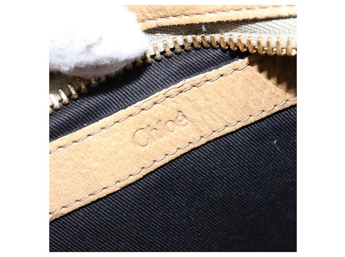 Chloé Borsa a mano in pelle Chloe Ethel Beige - vista 6