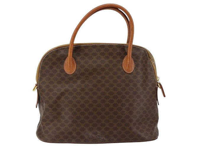 Céline Celine Vintage Macadam Handtasche Macadam Medium Braun - Ansicht 2