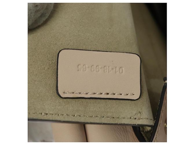 Chloé Faye Borsa a Tracolla in Pelle e Suede Media Beige - vista 7