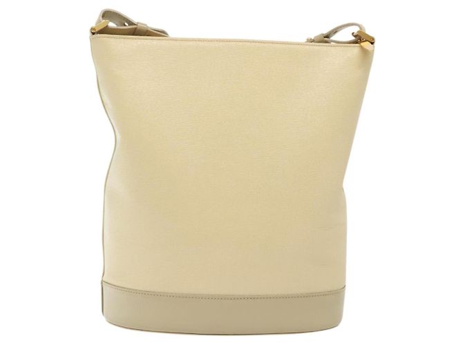 Borsa a Spalla in Pelle Burberry Beige - vista 2