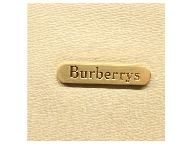 Borsa a Spalla in Pelle Burberry Beige - vista 6