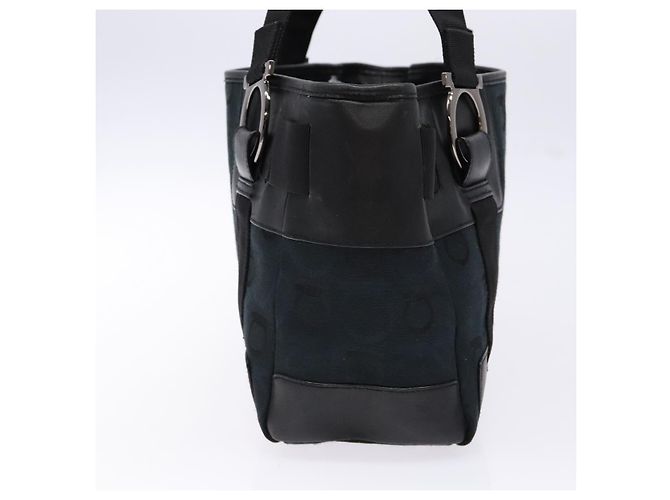 Borsa Gancini in tela Salvatore Ferragamo Nero - vista 4