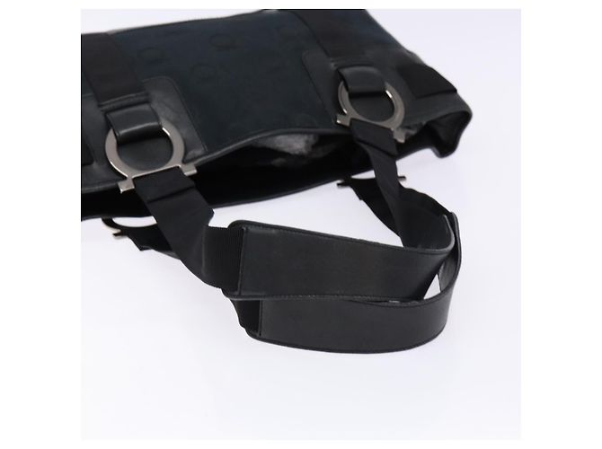 Borsa Gancini in tela Salvatore Ferragamo Nero - vista 7