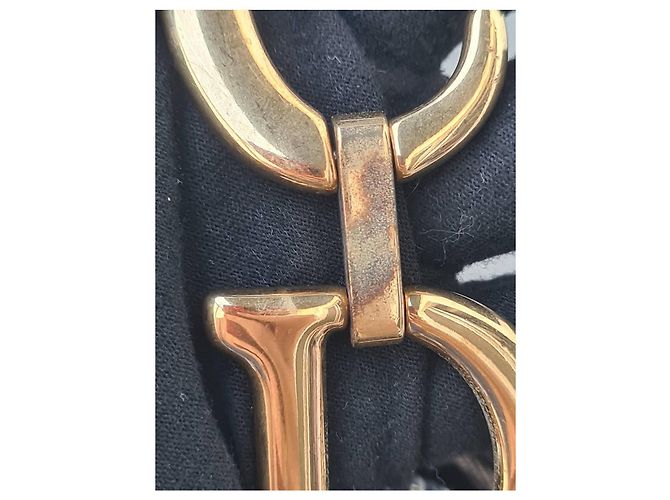 Bolsa Sela Jacquard Oblique Média Christian Dior Azul Marinho com Hardware Dourado - vista 8
