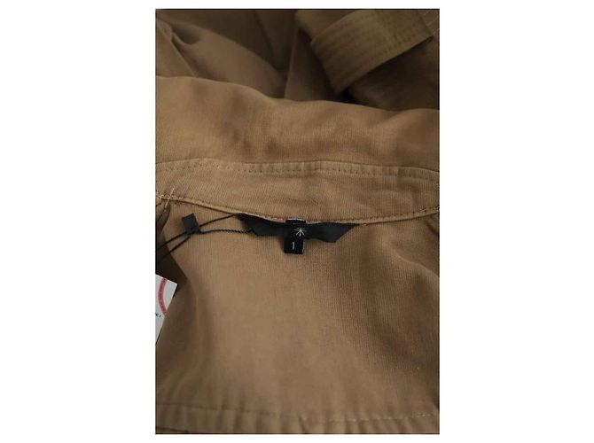 Isabel Marant Trench coat de algodão camelo - vista 5