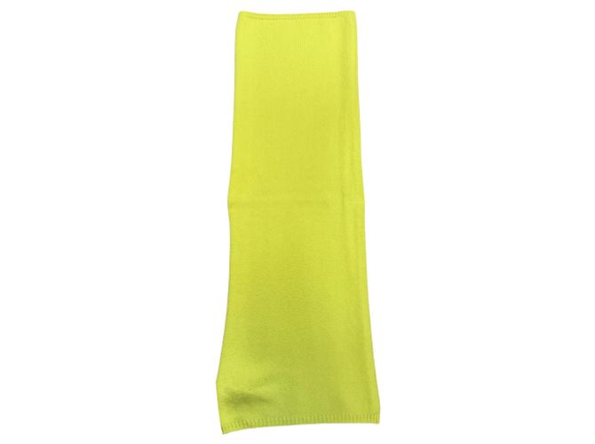 Sciarpa in cashmere verde lime Hermès - vista 2