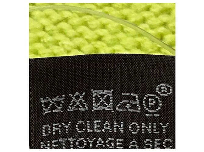 Sciarpa in cashmere verde lime Hermès - vista 6