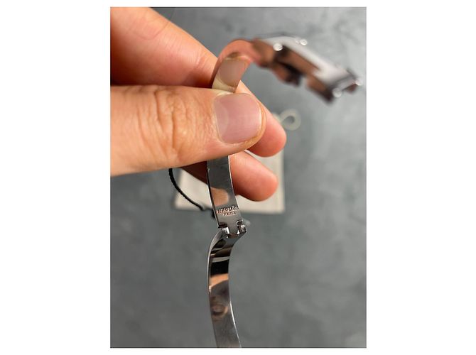 Hermès Clic H Armband silberfarben Metall - Ansicht 6