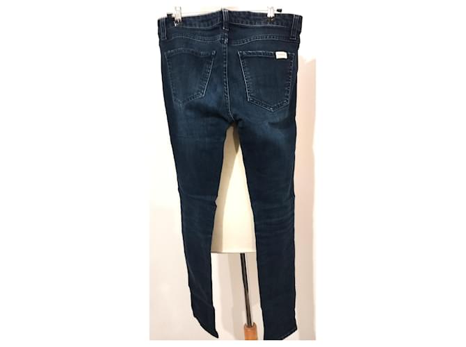 Vaqueros Slim Sanders Ba&Sh Azul Denim - vista 11