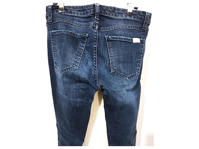 Vaqueros Slim Sanders Ba&Sh Azul Denim - vista 12