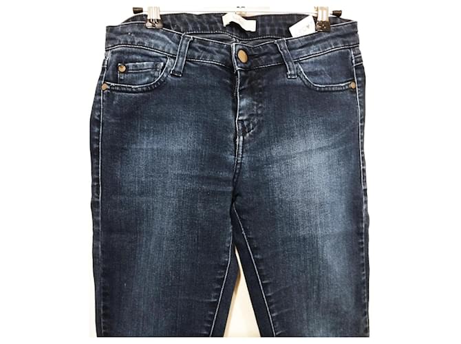 Vaqueros Slim Sanders Ba&Sh Azul Denim - vista 4
