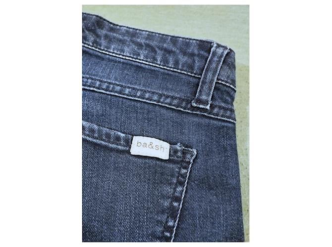 Vaqueros Slim Sanders Ba&Sh Azul Denim - vista 5