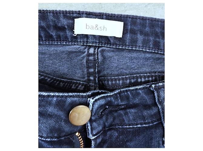 Vaqueros Slim Sanders Ba&Sh Azul Denim - vista 7