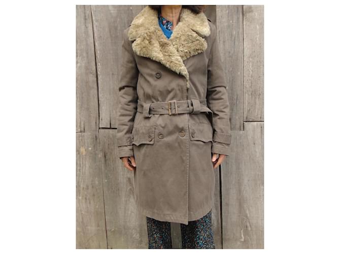 Autre Marque Parka MCS Marrón Claro de Algodón - vista 6