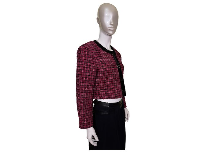 Sandro Lila Tweed-Blazer - Ansicht 3